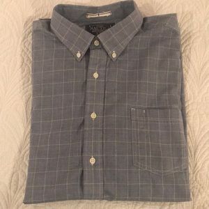 Nautical Men’s xxl button down shirt glen plaid